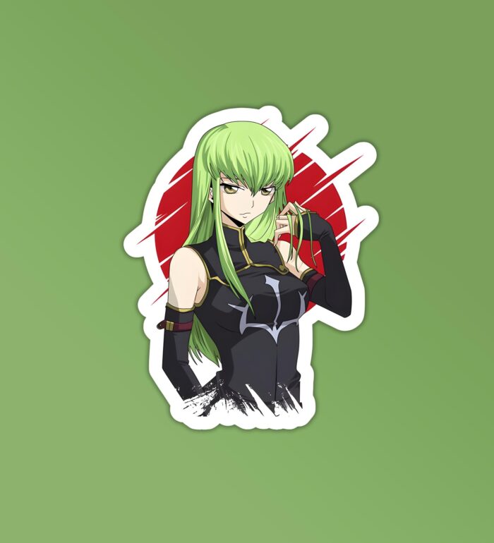 Code Geass Girl 2 Laptop Mobile Stickers