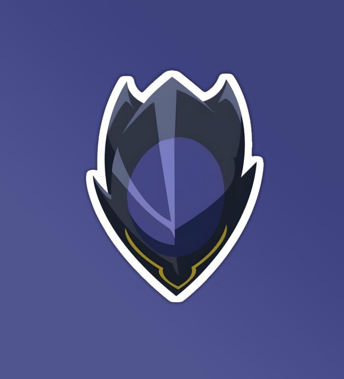 Code Geass Zero Helmet Laptop Mobile Stickers