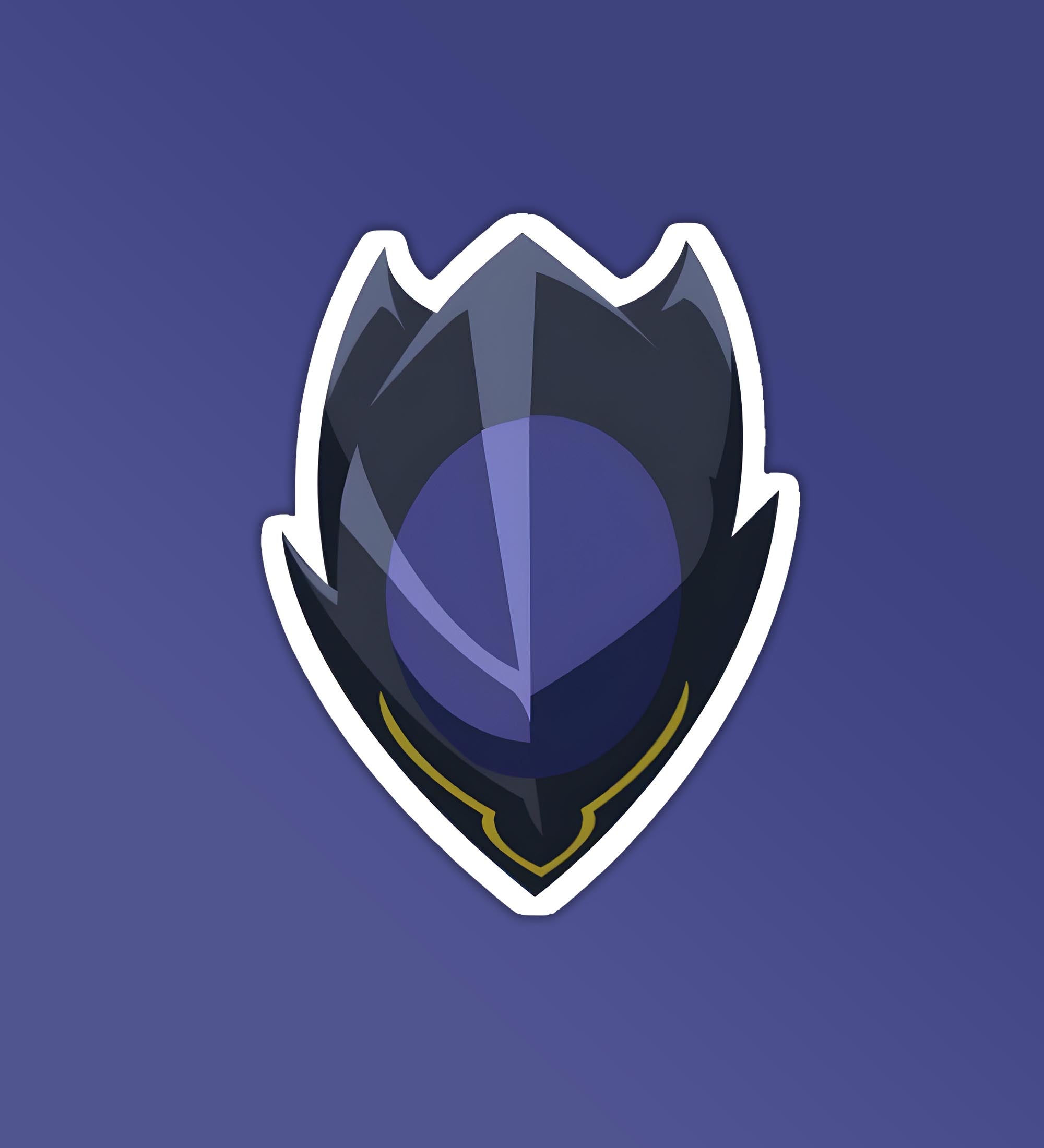 Code Geass Zero Helmet Laptop Mobile Stickers