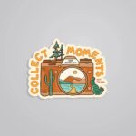 Collect Moments Not Things Travels Stickers