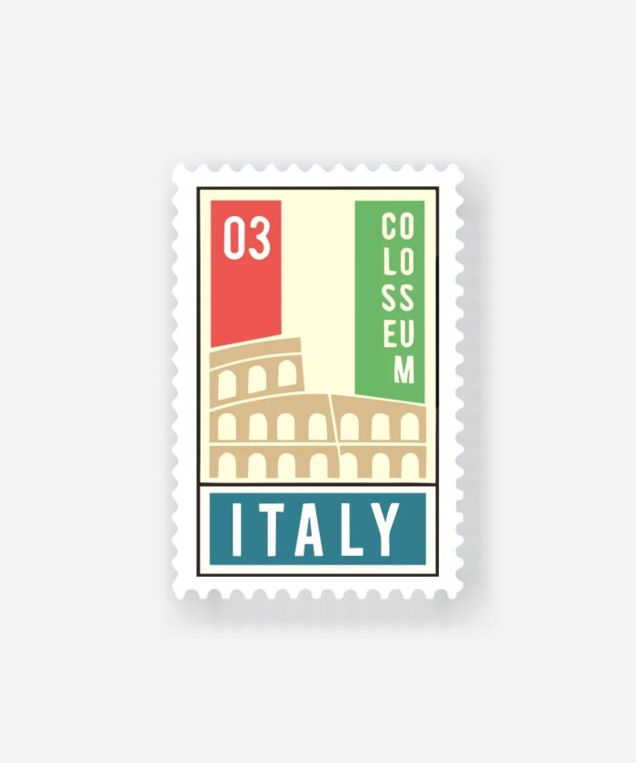 Colosseum Italy Sticker