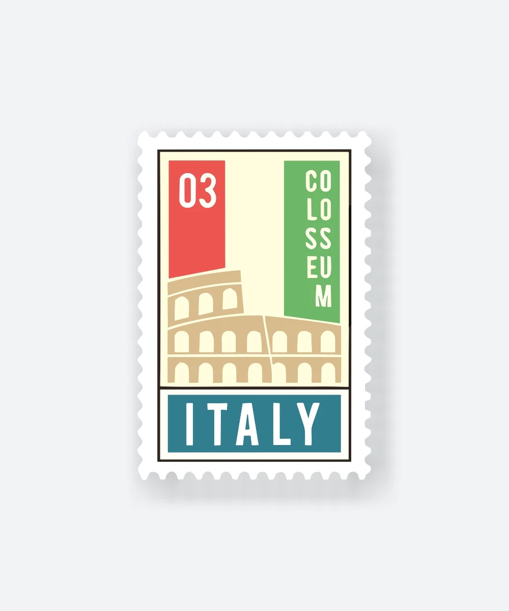 Colosseum Italy Sticker