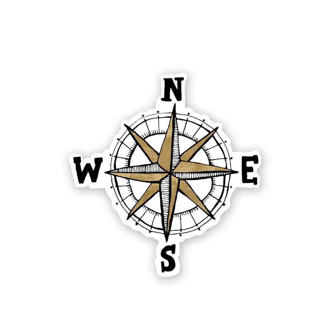 Compass Sticker