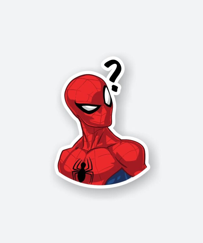 Confused Spider Man Sticker