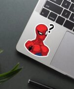 Confused Spider Man Sticker