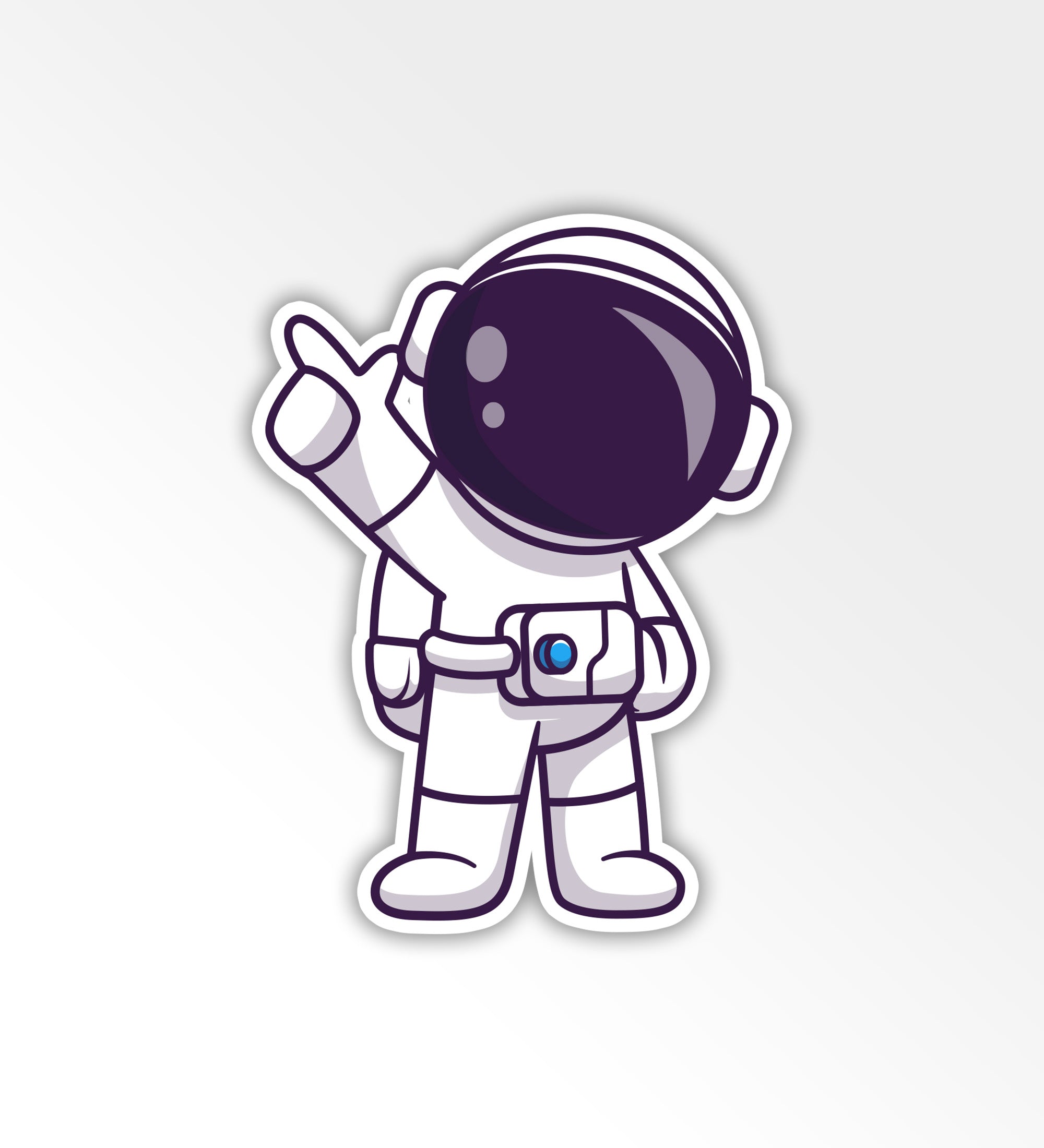 Cool Astronaut Sticker