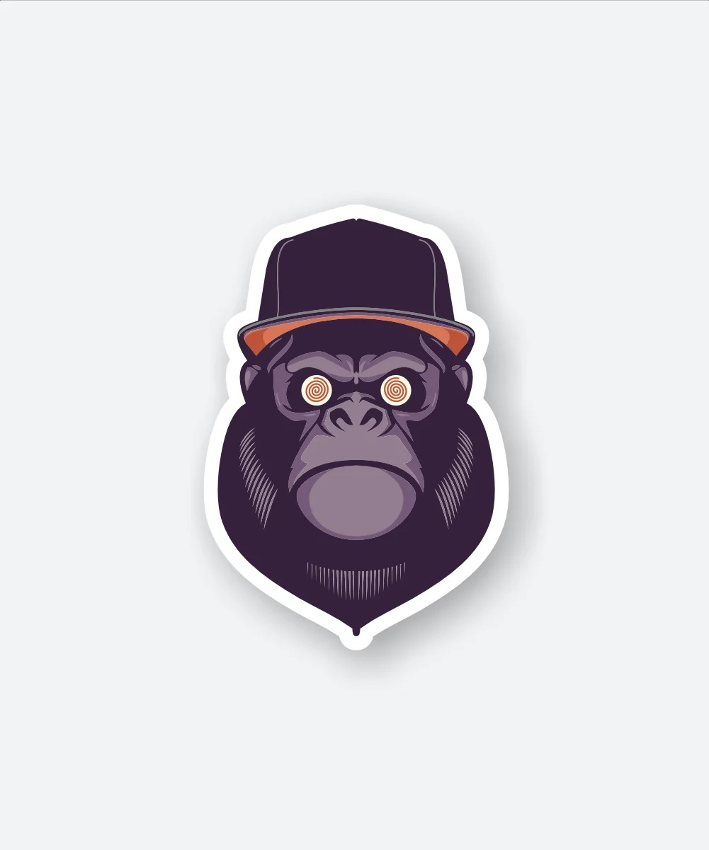 Cool Kong Sticker