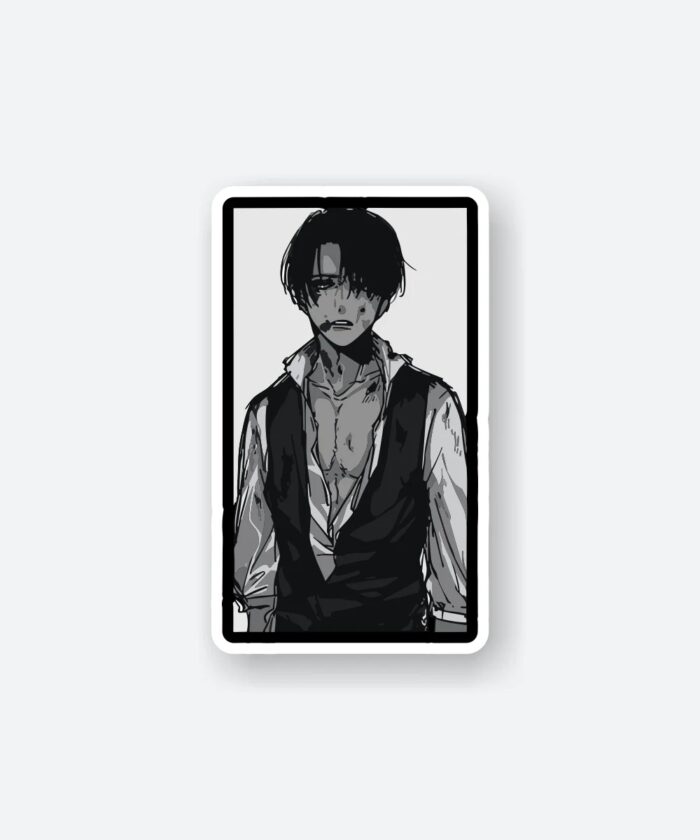 Cool Levi Manga Sticker
