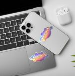Cosmic Cat Holographic Laptop Mobile Sticker