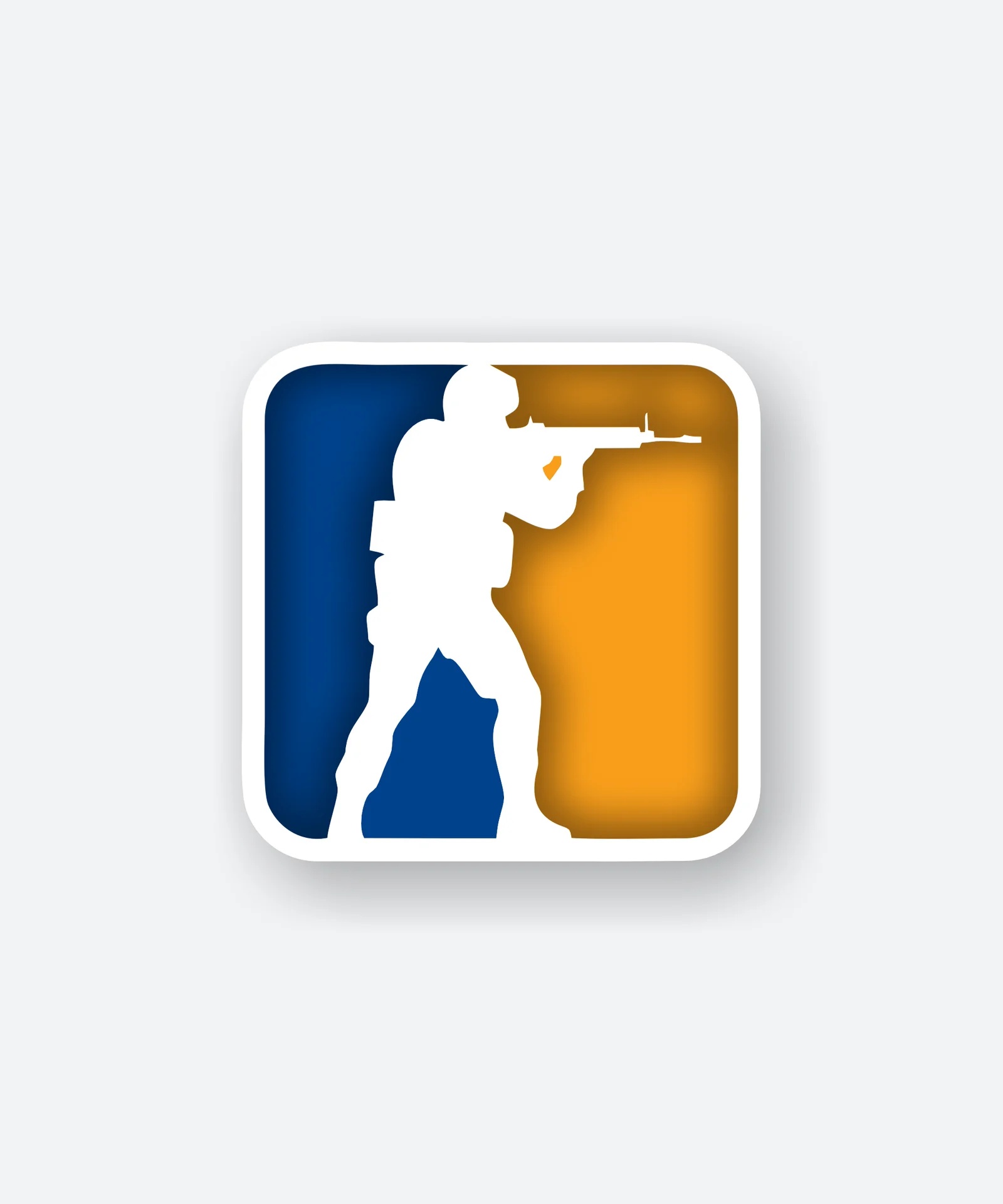 Counter Strike Logo Sticker