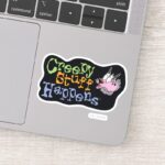 Courage The Cowardly Dog Creepy Stuff Happens Sticker