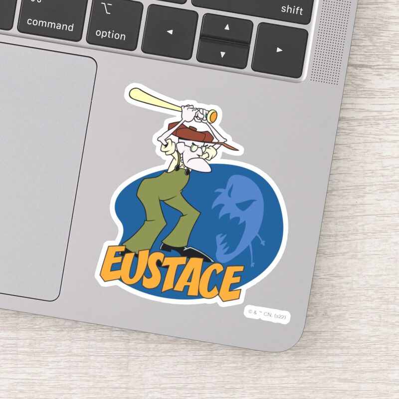Courage The Cowardly Dog Eustace Graphic Sticker Courage The Cowardly Dog Eustace Graphic Sticker