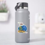 Courage The Cowardly Dog Eustace Graphic Sticker