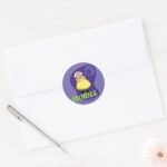 Courage The Cowardly Dog Muriel Graphic Classic Round Sticker