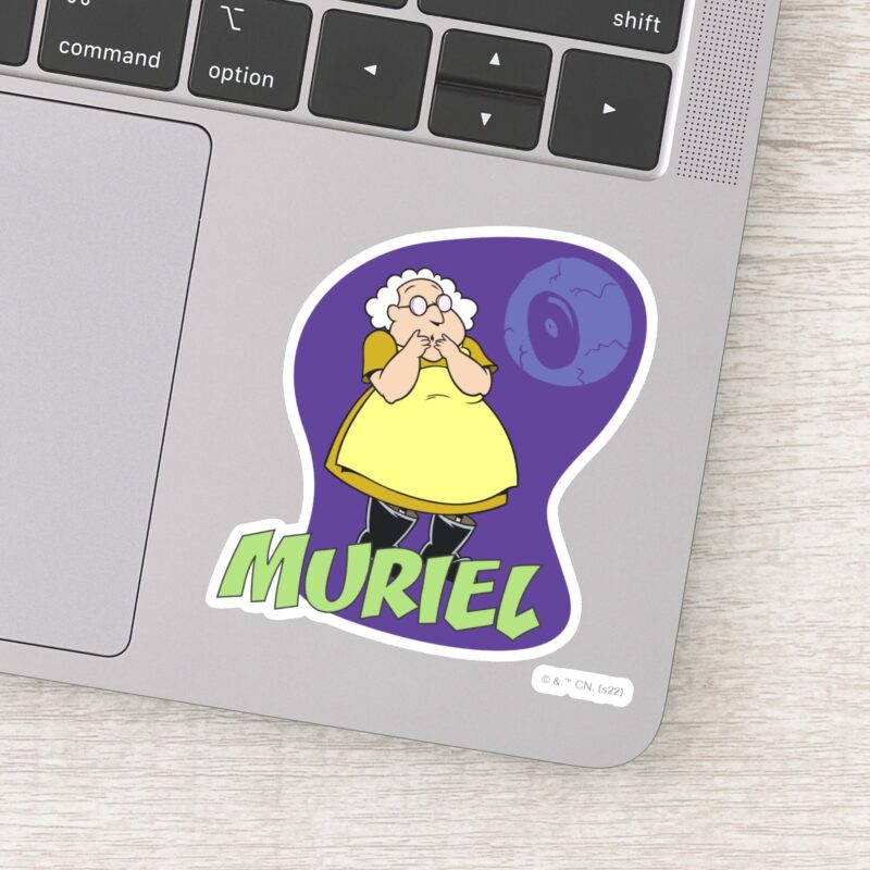 Courage The Cowardly Dog Muriel Graphic Sticker Courage The Cowardly Dog Muriel Graphic Sticker