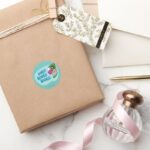 Courage The Cowardly Dog Ooga Booga Booga Classic Round Sticker