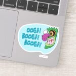 Courage The Cowardly Dog Ooga Booga Booga Sticker