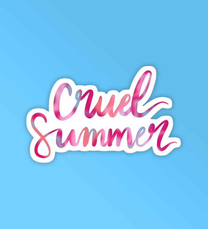 Cruel Summer Taylor Swift Stickers