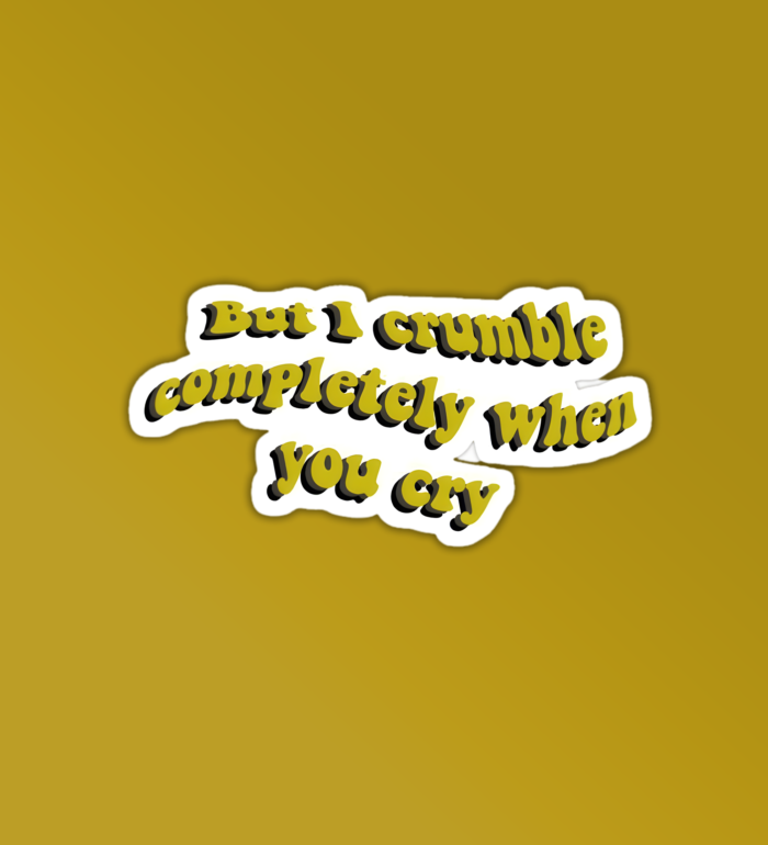 Crumble Sticker