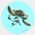 Crush Friends Classic Round Sticker