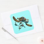 Crush Friends Square Sticker