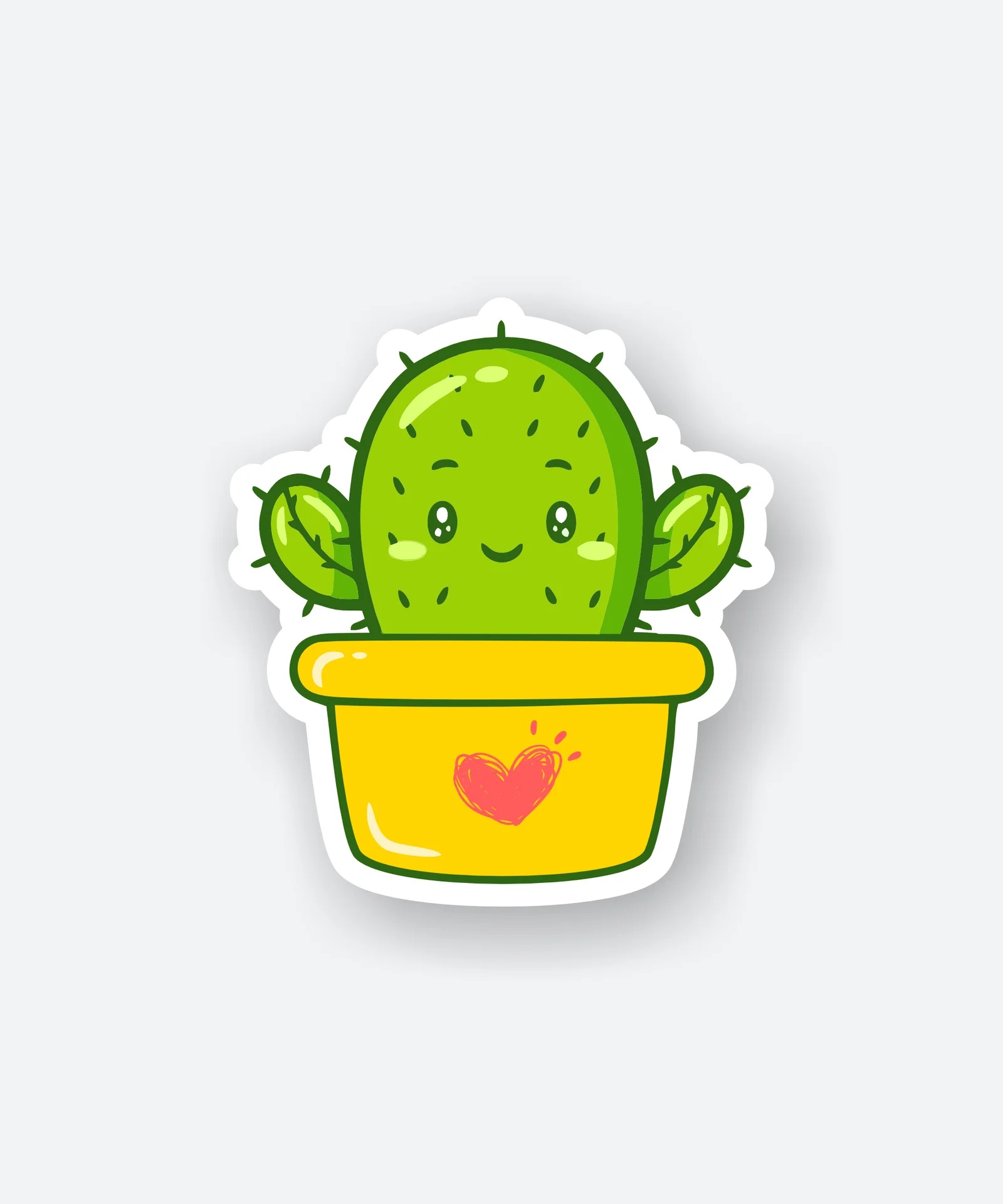Cute Cactus Sticker