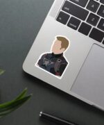 Cute Captain America Sticker