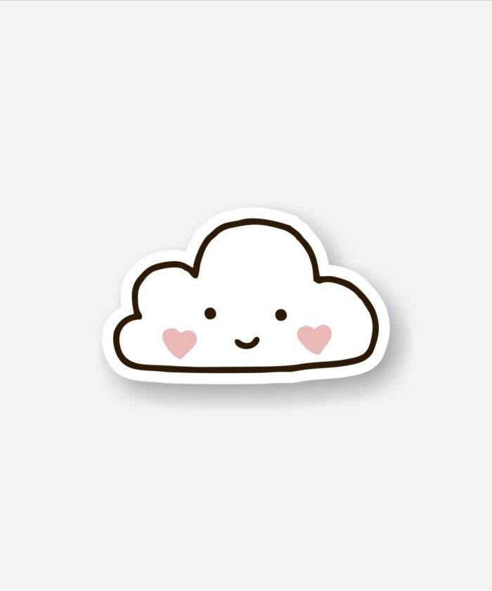Cute Cloud Sticker