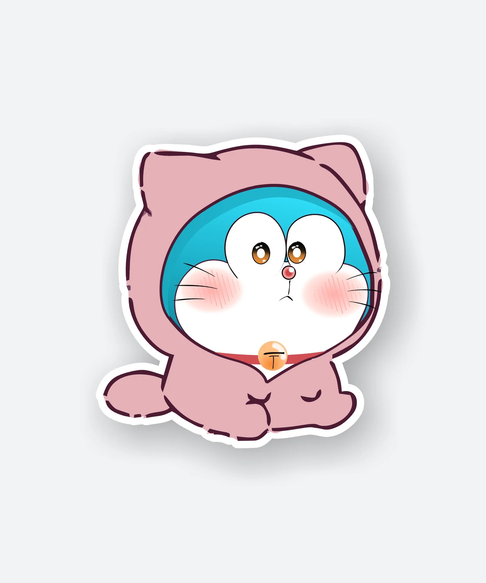 Cute Doremon Sticker