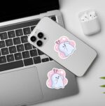 Cute Ghost Laptop And Mobile Stickers