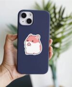 Cute Hamster With Nuts Sticker