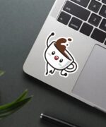 Cute Kawaii Coffee Cup Sticker