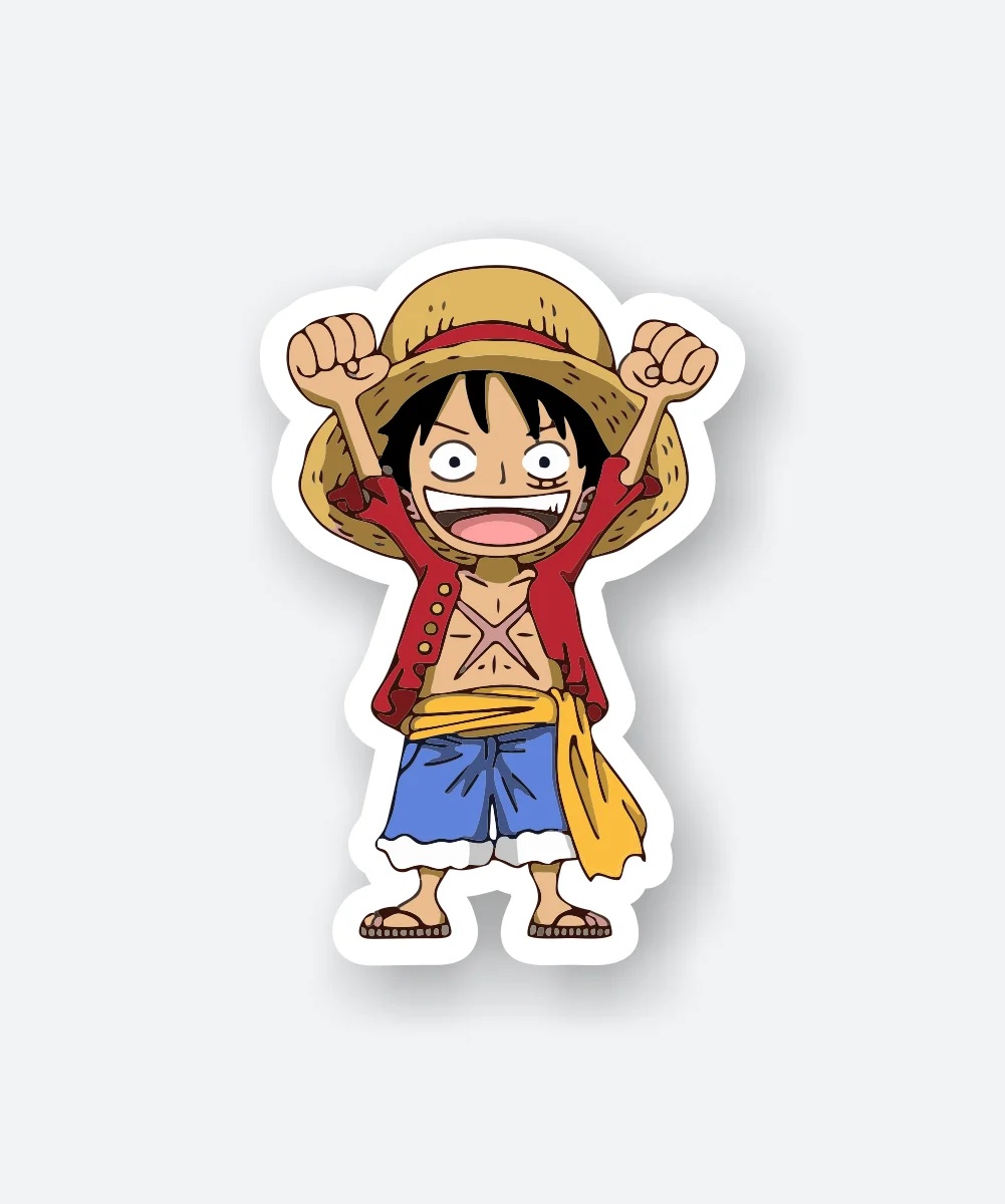 Cute Kid Luffy Sticker