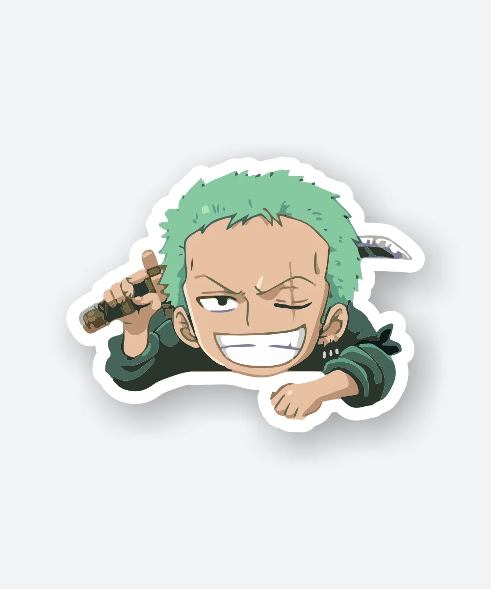 Cute Mini Roronoa Zoro Sticker