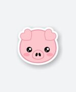 Cute Piggy Sticker