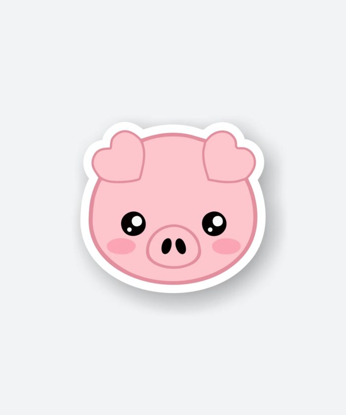 Cute Piggy Sticker