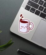 Cute Sleepy Mug Coffee Sticker