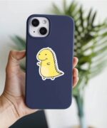 Cute Yellow Dinosaur Sticker