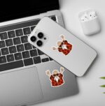 DBZ Master Roshi Laptop Mobile Stickers