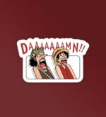 Daaaamn One Piece Laptop Mobile Stickers