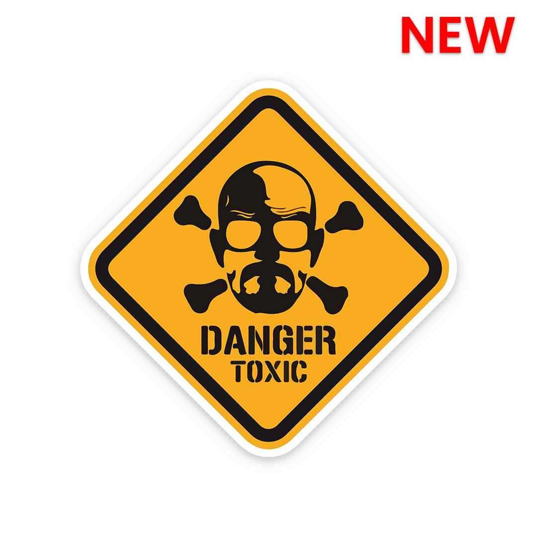 Danger Toxic Sticker