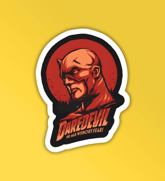Daredevil Laptop Mobile Sticker
