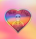 Dead Inside Holographic Laptop Mobile Stickee