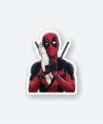 Deadpool Cuddling Sticker