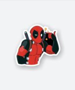 Deadpool Thinking Sticker