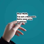 Dear Math Sticker