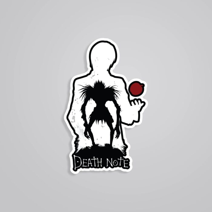 Death Note Silhouette Anime Stickers