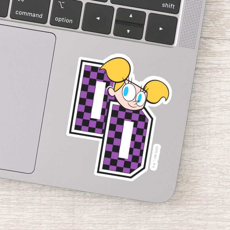 Dee Dee Athletic Letters Graphic Sticker