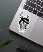 Deer Man Sticker