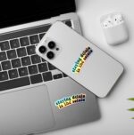 Delulu Is The Solulu Holographic Laptop Mobile Sticker